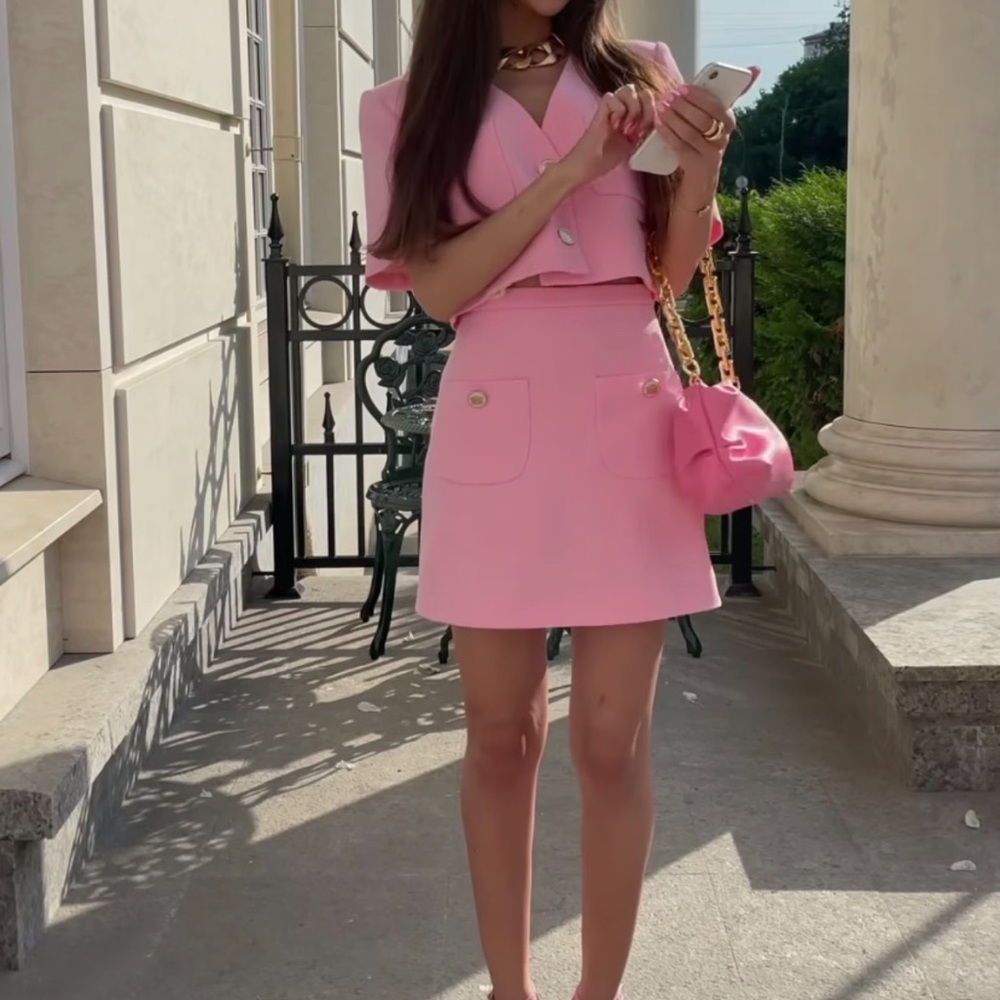 Zara pink 2 piece worn once M/L